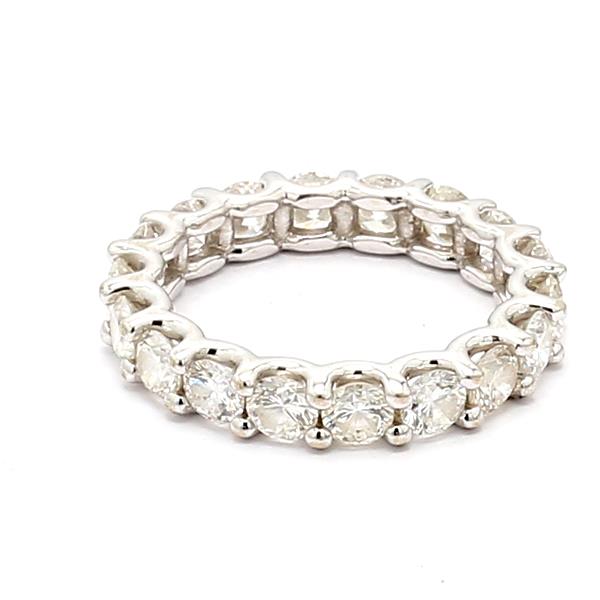 14K White Gold Diamond Eternity Band, 3.00 ct tw – view 4