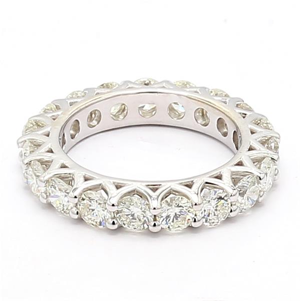 14K White Gold Diamond Eternity Band, 3.51 ct tw – view 3