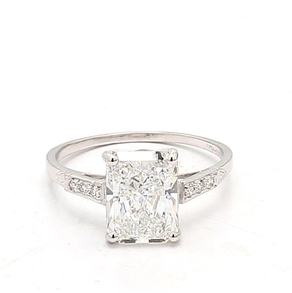 14K White Gold Diamond Semi-Mount, 0.30 ct tw