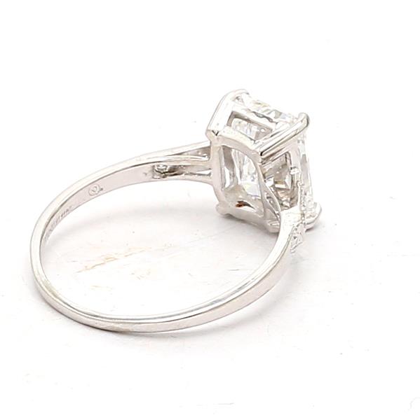 14K White Gold Diamond Semi-Mount, 0.30 ct tw – view 2