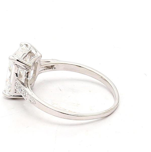 14K White Gold Diamond Semi-Mount, 0.30 ct tw – view 3