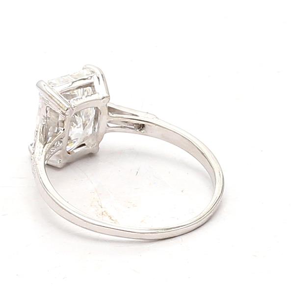 14K White Gold Diamond Semi-Mount, 0.30 ct tw – view 4