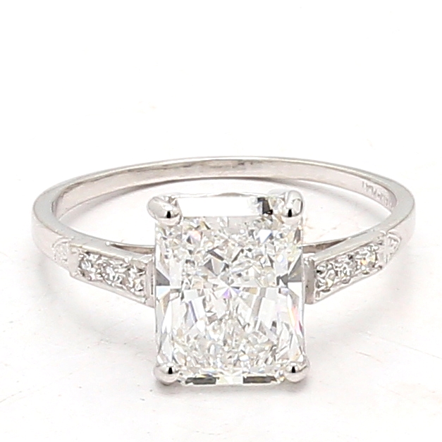 14K White Gold Diamond Semi-Mount, 0.30 ct tw