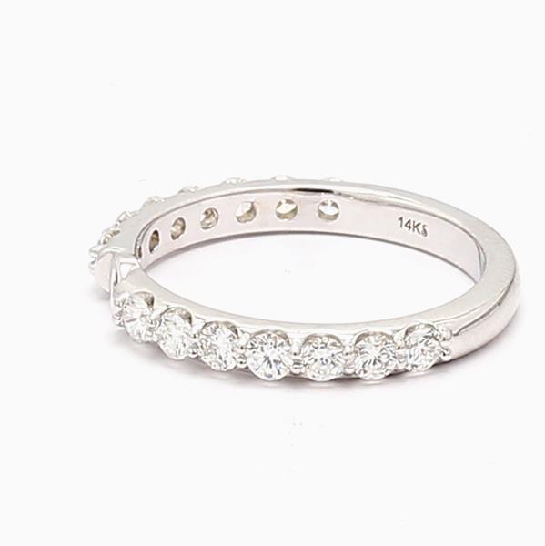 14K White Gold Diamond Semi-Mount, 0.67 ct tw – view 4