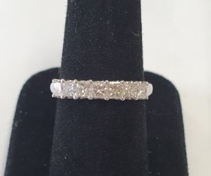 14K White Gold Diamond Semi-Mount, 1.05 ct tw
