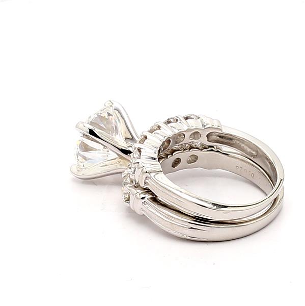 14K White Gold Diamond Wedding Set, 1.00 ct tw – view 4