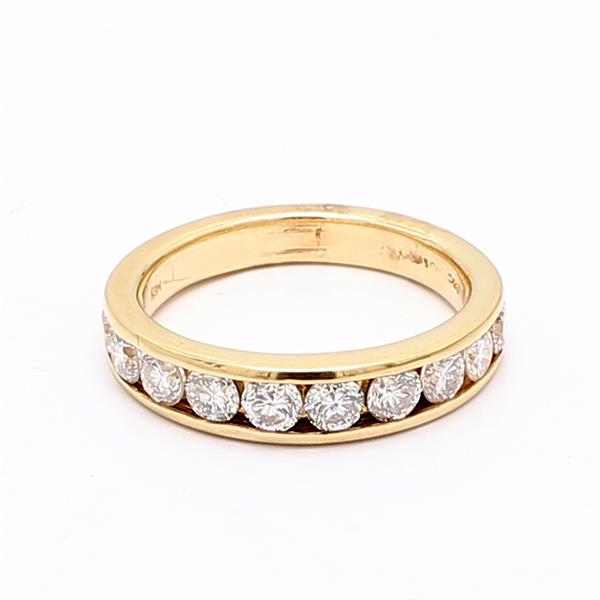 14K Yellow Gold Channel-Set Diamond Band, 0.50 ct tw