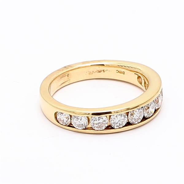 14K Yellow Gold Channel-Set Diamond Band, 0.50 ct tw – view 2