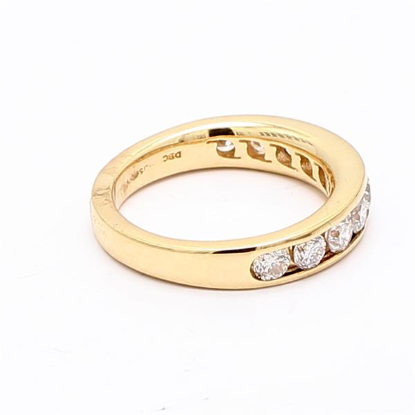 14K Yellow Gold Channel-Set Diamond Band, 0.50 ct tw – view 4
