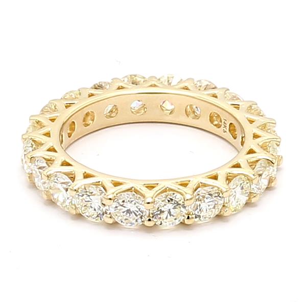 14K Yellow Gold Diamond Eternity Band