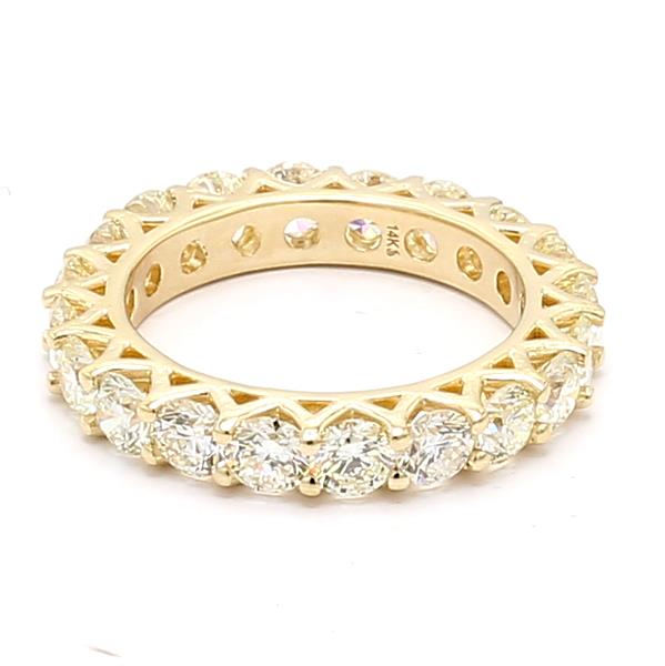 14K Yellow Gold Diamond Eternity Band – view 4
