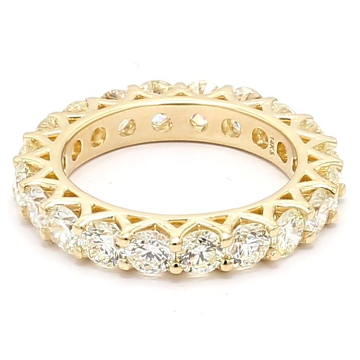 14K Yellow Gold Diamond Eternity Band