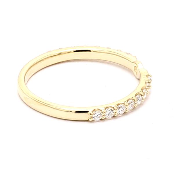 14K Yellow Gold Diamond Semi-Mount, 0.34 ct tw – view 3