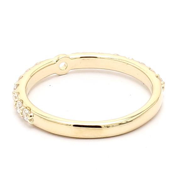 14K Yellow Gold Diamond Semi-Mount, 0.40 ct tw – view 3