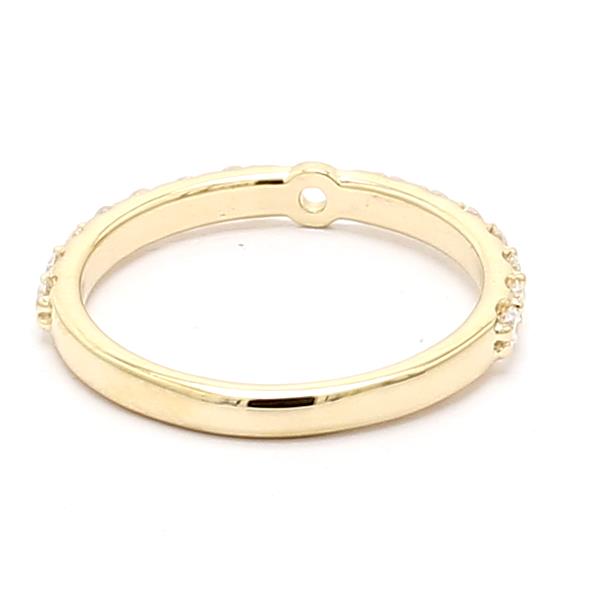 14K Yellow Gold Diamond Semi-Mount, 0.40 ct tw – view 4