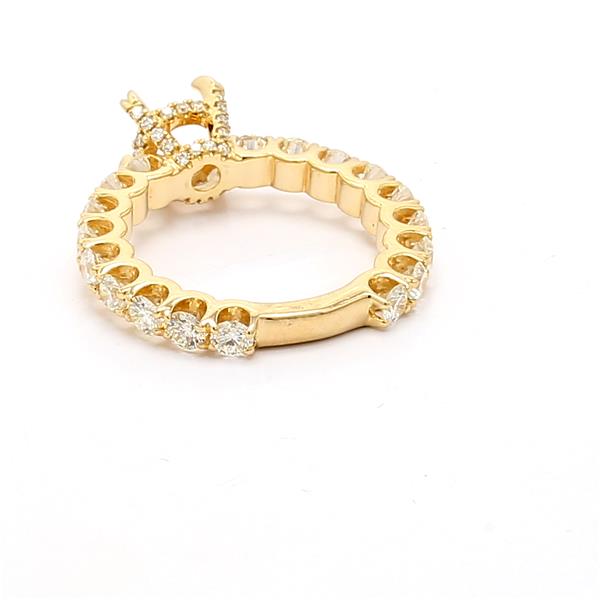 14K Yellow Gold Diamond Semi-Mount, 1.75 ct tw – view 3