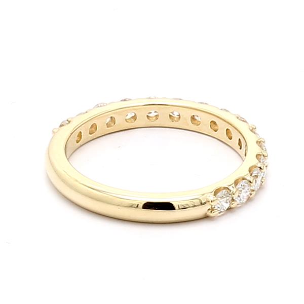 14K Yellow Gold Three-Quarter Diamond Band, 0.90 ct tw – view 2