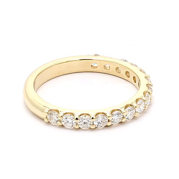 14K Yellow Gold Three-Quarter Diamond Band, 0.90 ct tw – view 3