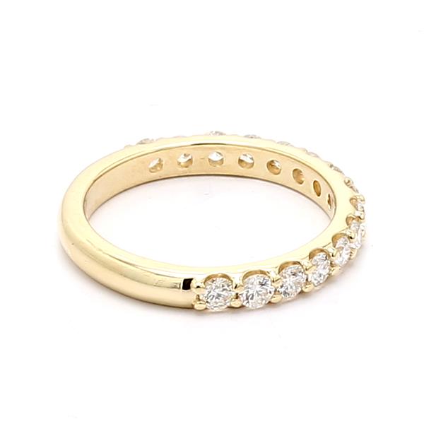 14K Yellow Gold Three-Quarter Diamond Band, 0.90 ct tw – view 4