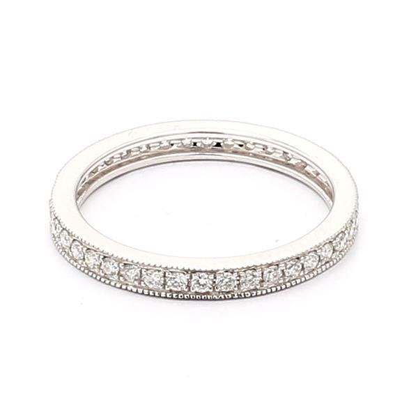 18K White Gold Diamond Eternity Band, 0.40 ct tw