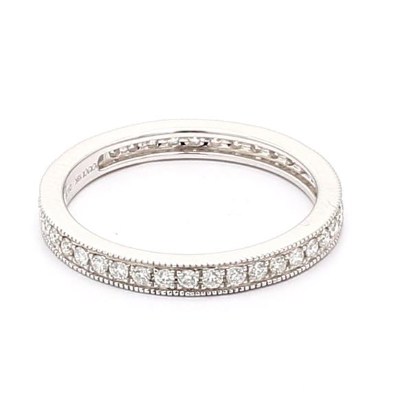 18K White Gold Diamond Eternity Band, 0.40 ct tw – view 2