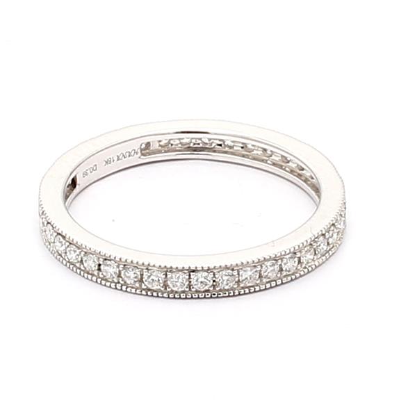 18K White Gold Diamond Eternity Band, 0.40 ct tw – view 3