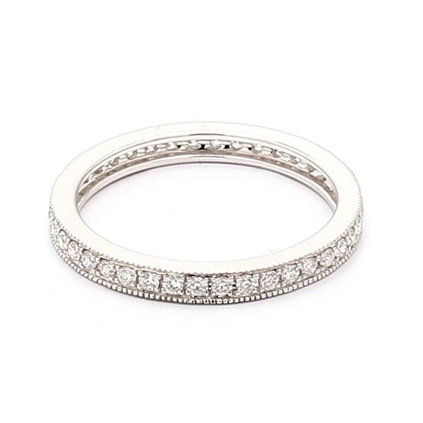 18K White Gold Diamond Eternity Band, 0.40 ct tw – view 4