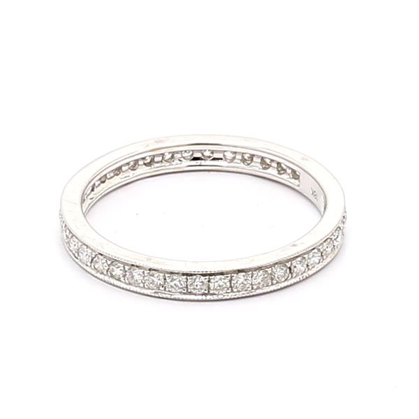 18K White Gold Diamond Eternity Band, 0.66 ct tw