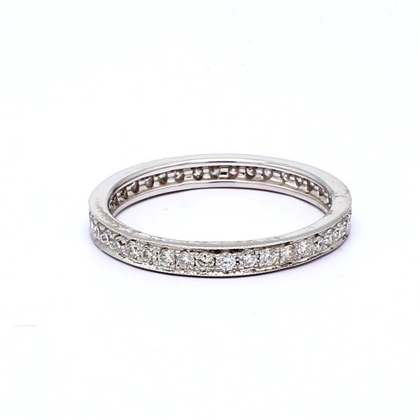 18K White Gold Diamond Eternity Band, 0.66 ct tw – view 2