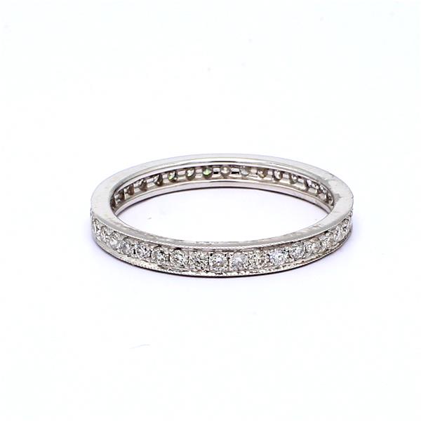 18K White Gold Diamond Eternity Band, 0.66 ct tw – view 3