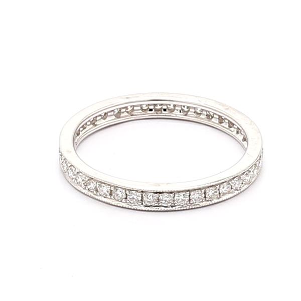 18K White Gold Diamond Eternity Band, 0.66 ct tw – view 3