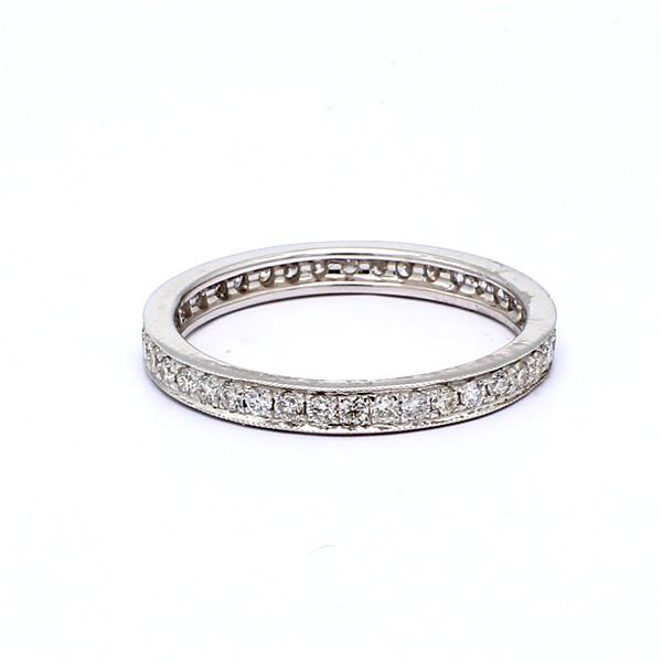 18K White Gold Diamond Eternity Band, 0.66 ct tw – view 4