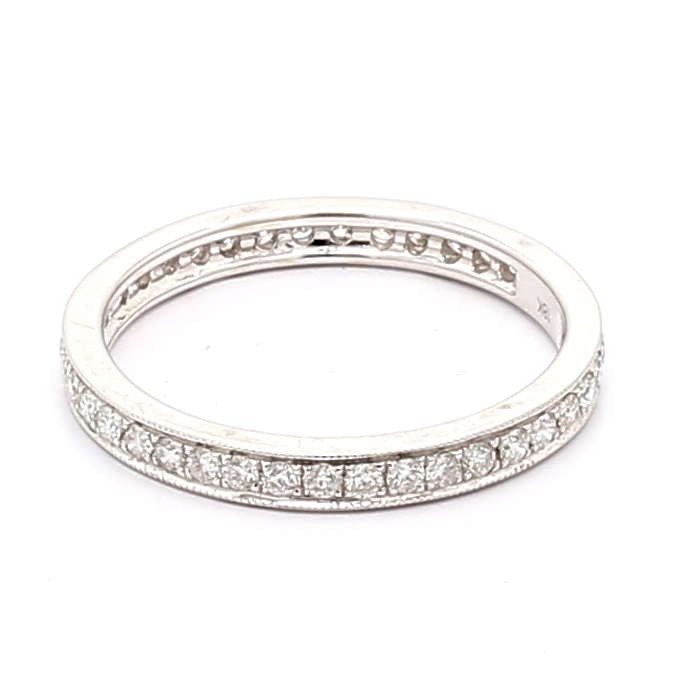 18K White Gold Diamond Eternity Band, 0.66 ct tw