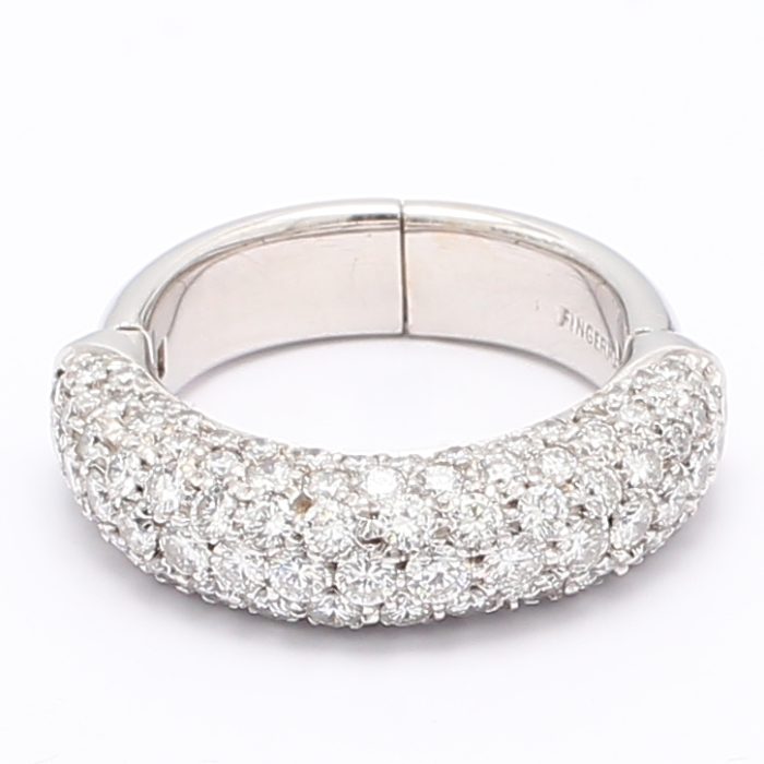 18K White Gold Diamond Fashion Ring, 1.45 ct tw