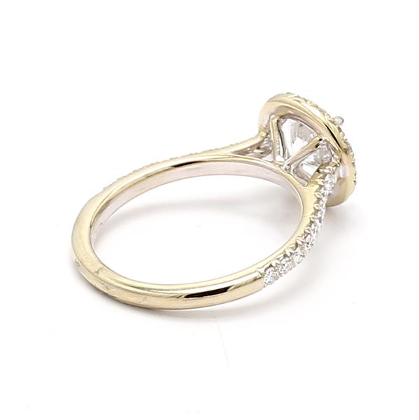 18K White Gold Diamond Semi-Mount, 0.45 ct tw – view 2