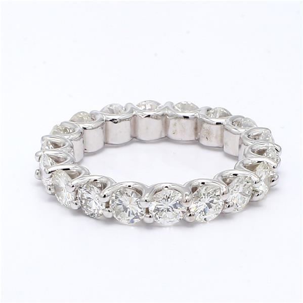 18K White Gold Shared-Prong Diamond Eternity Band, 3.05 ct tw