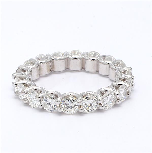 18K White Gold Shared-Prong Diamond Eternity Band, 3.05 ct tw – view 3