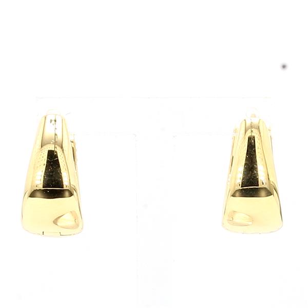 18K Yellow Gold Diamond Huggie Earrings, 1.01 ct tw