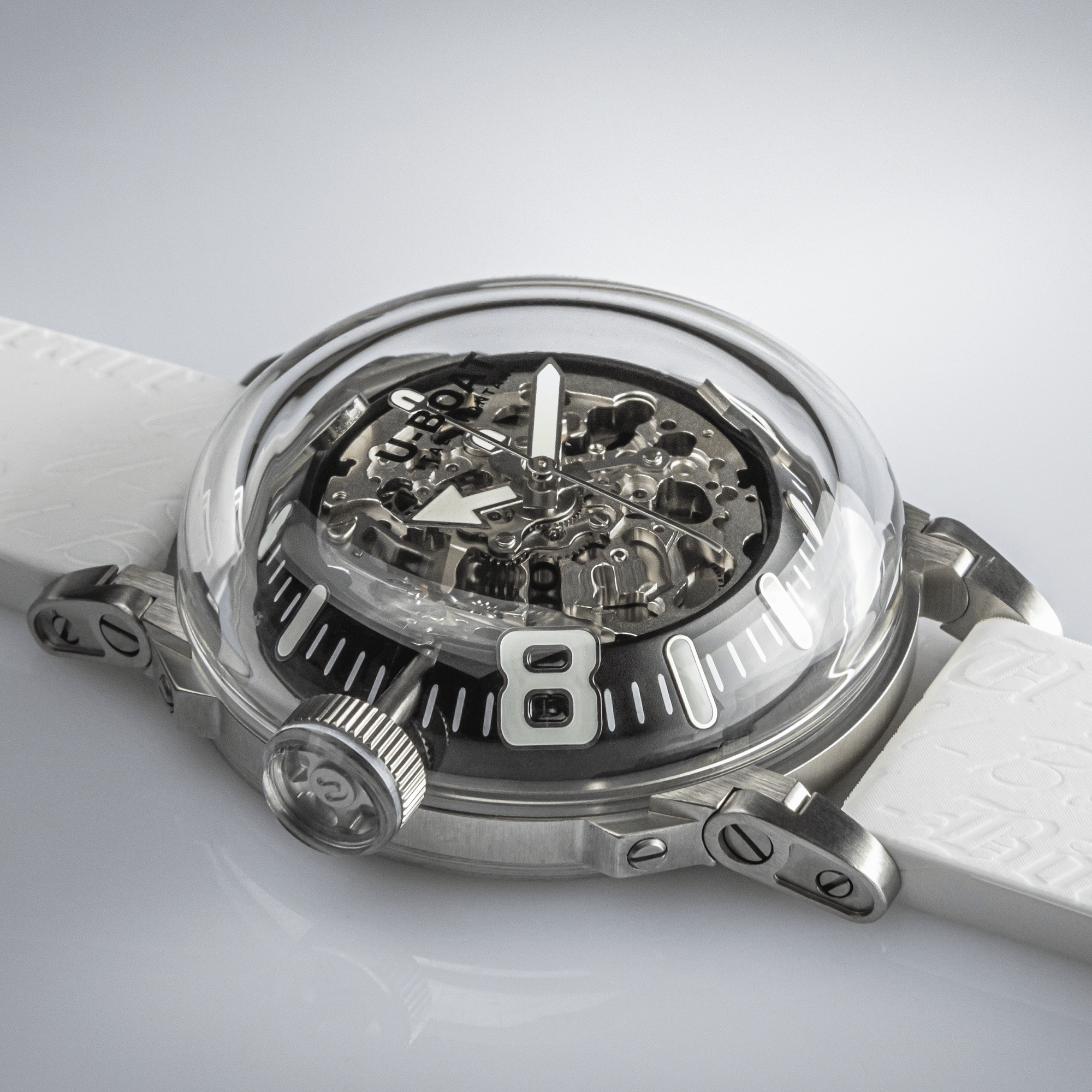 U-Boat U-65 Automatic 44mm Steel White