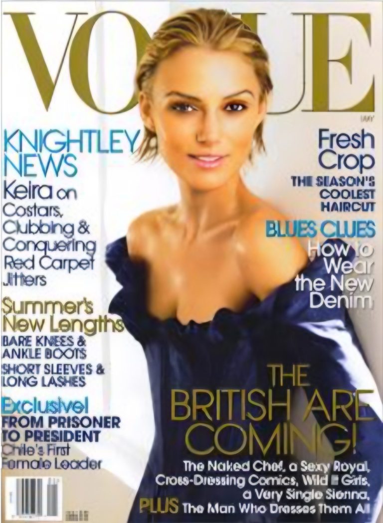 Vogue magazine cover