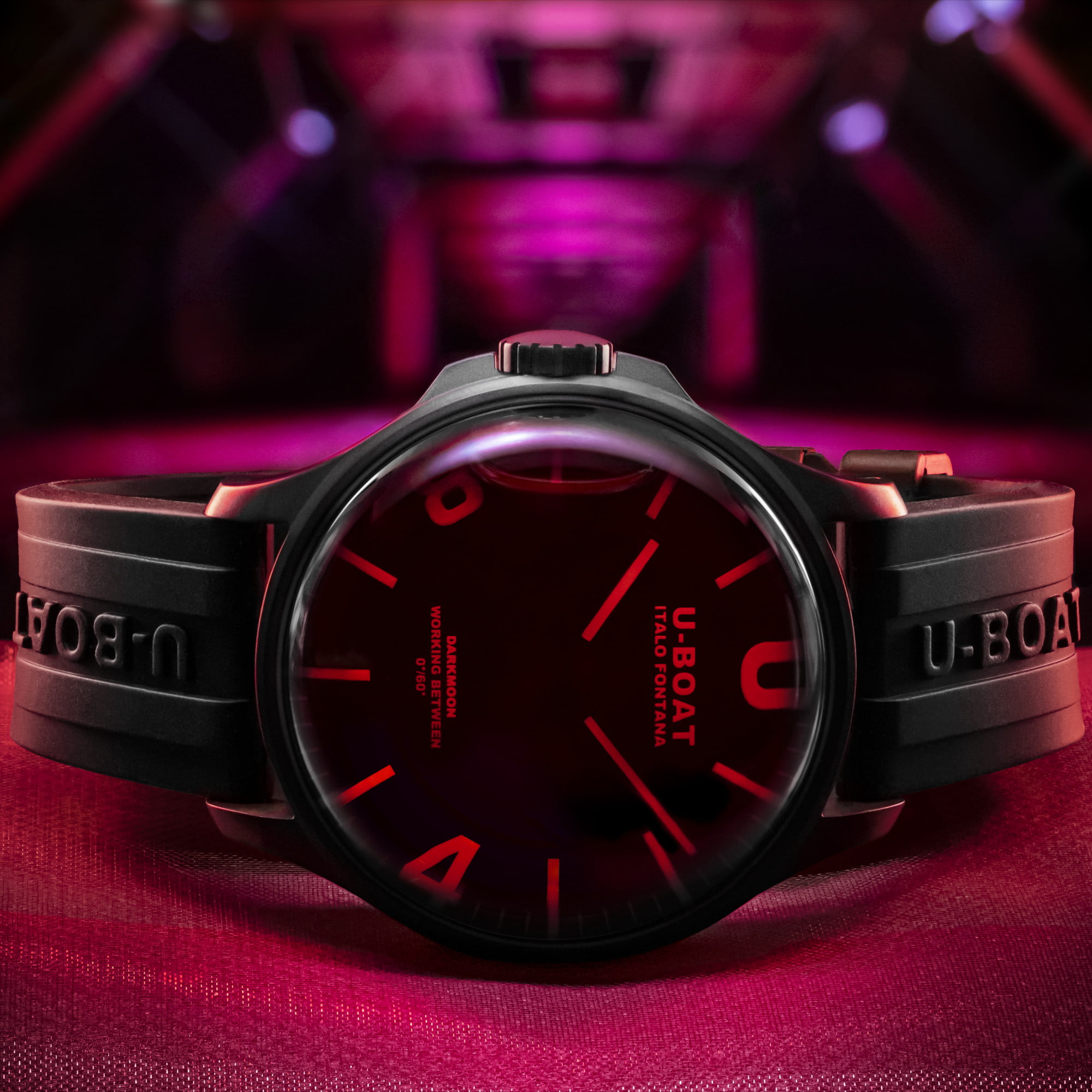 U-Boat Darkmoon 44mm Red Glass IPB