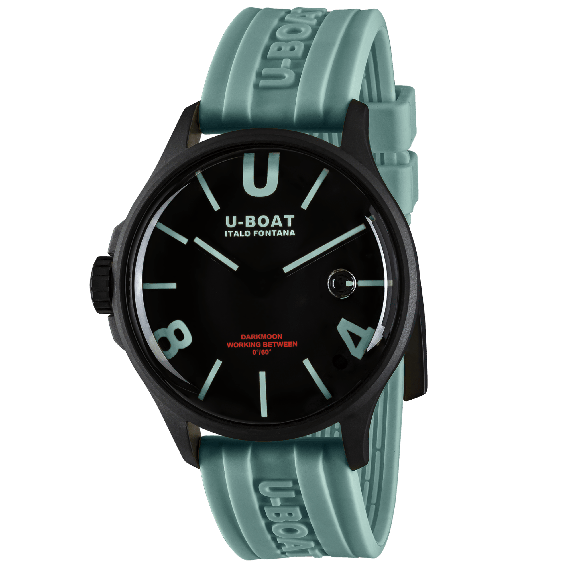 U-Boat Darkmoon Curved Aquamarine PVD
