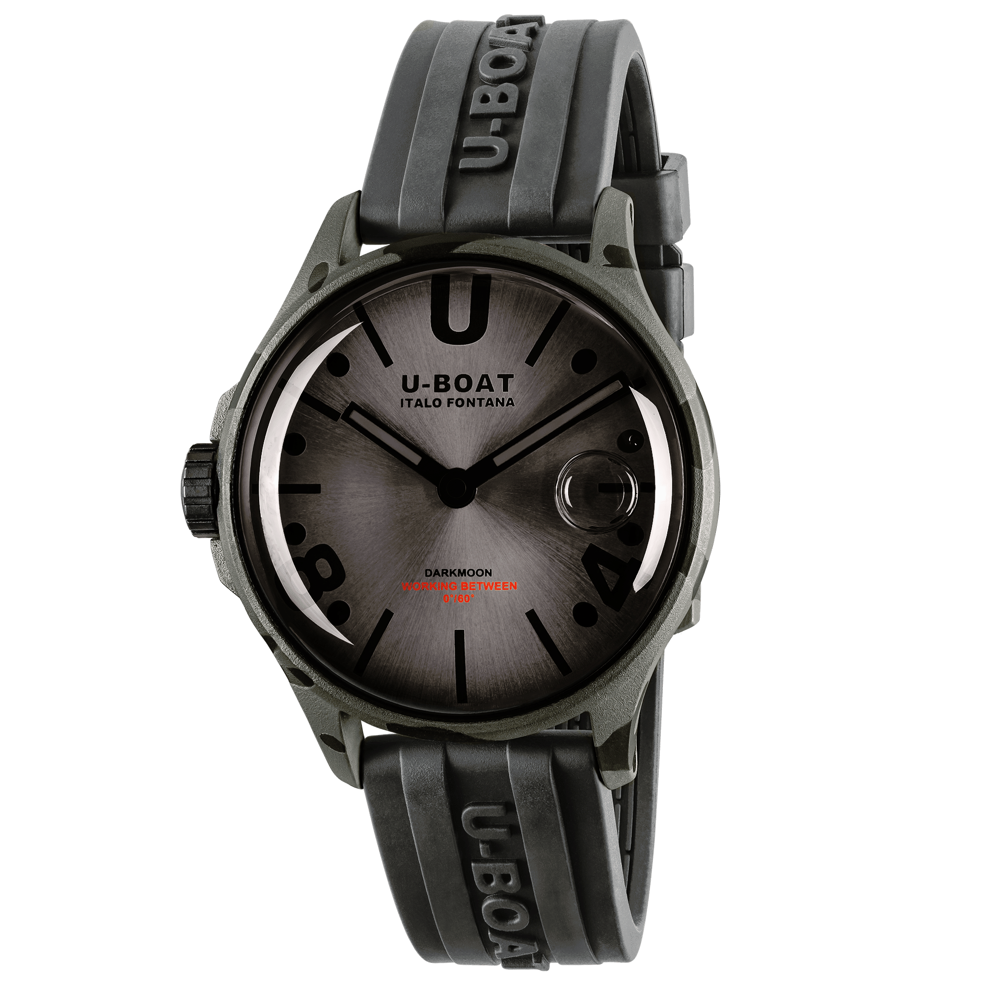 U-Boat Darkmoon 40mm Grey Curved Camouflage