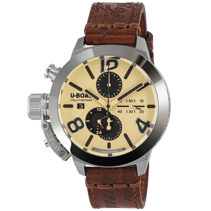 U-Boat Classico 45 Tungsteno CAS2 Chronograph Beige Dial
