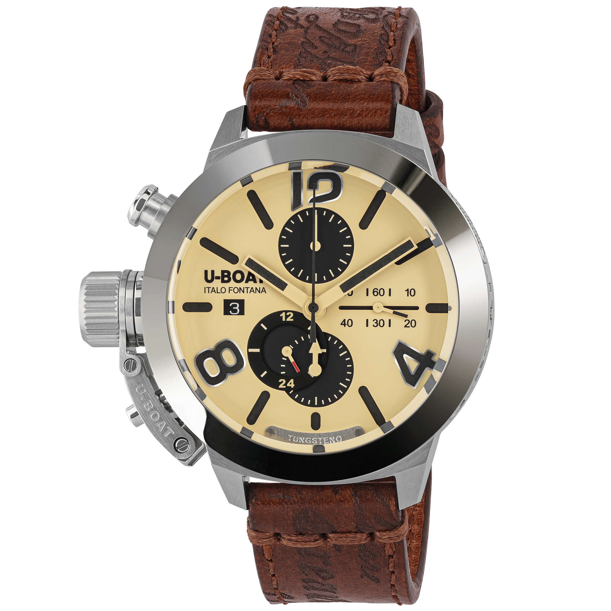 U-Boat Classico 45 Tungsteno CAS2 Chronograph Beige Dial