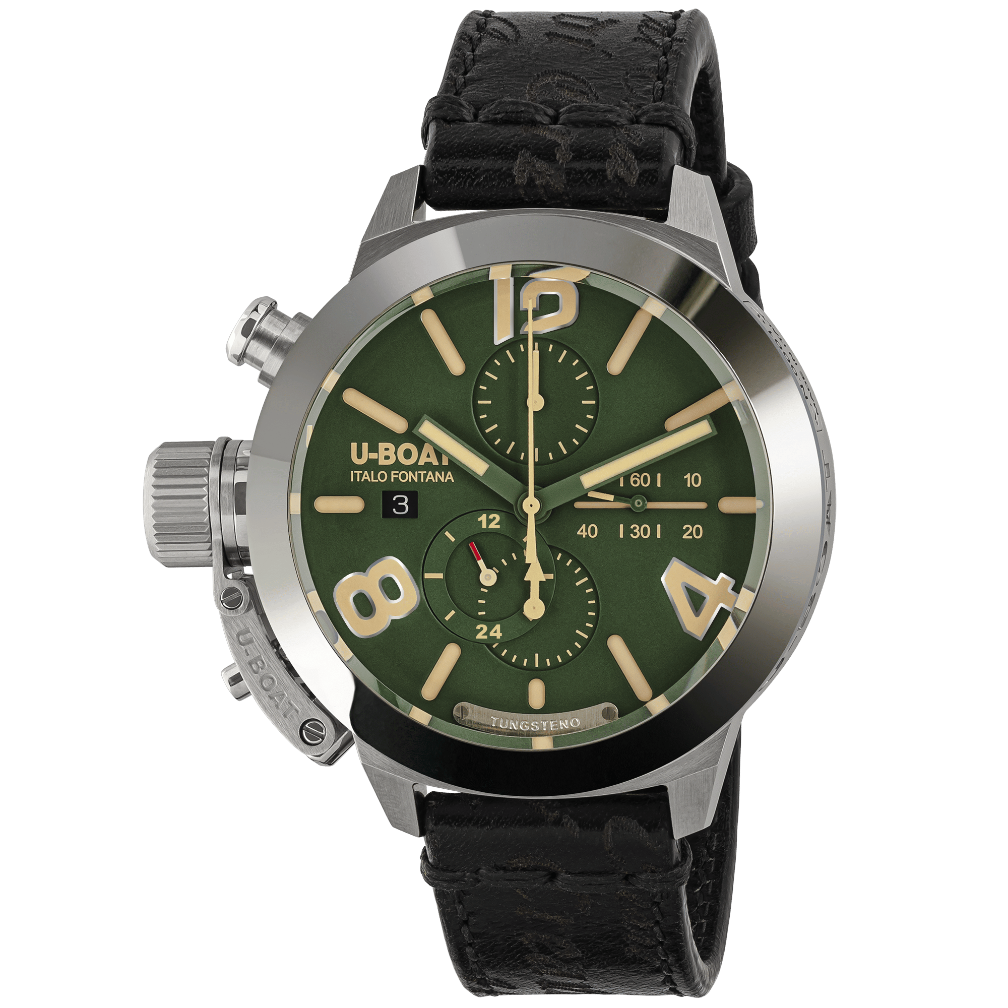 U-Boat Classico 45 Tungsteno CAS Chronograph Green Dial