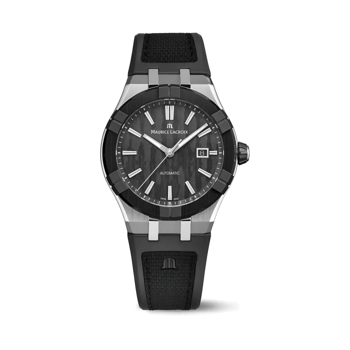 Maurice Lacroix Aikon-ic Automatic 43mm Black Ceramic Carbon Dial