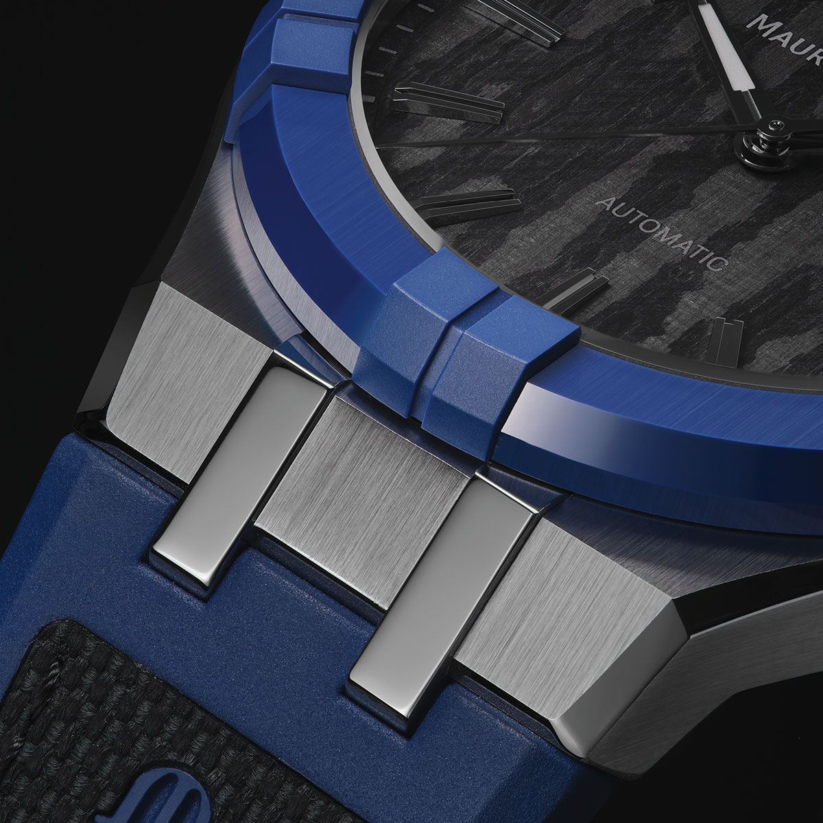 Maurice Lacroix Aikon-ic Automatic 43mm Blue Ceramic Carbon Dial