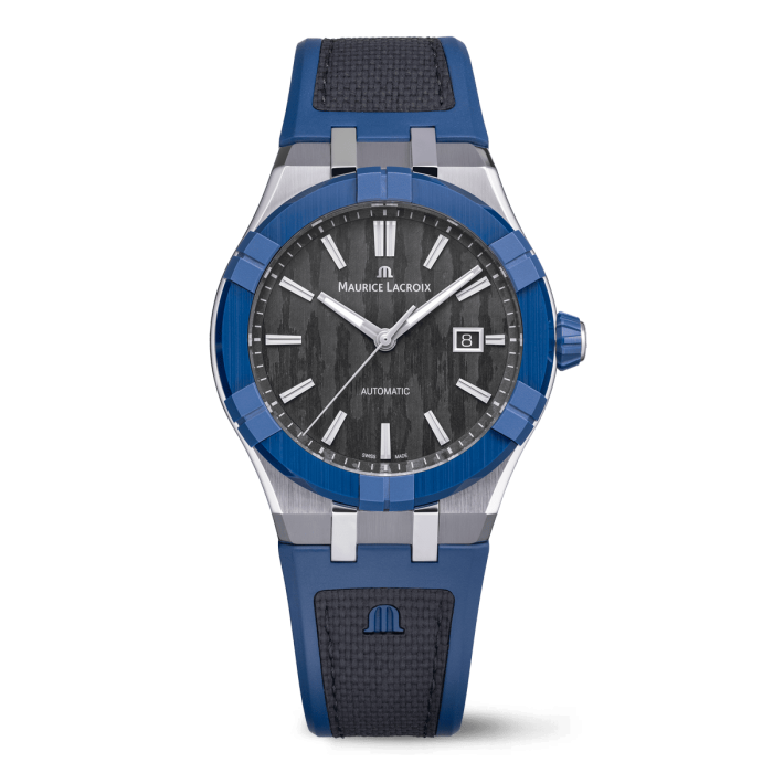 Maurice Lacroix Aikon-ic Automatic 43mm Blue Ceramic Carbon Dial