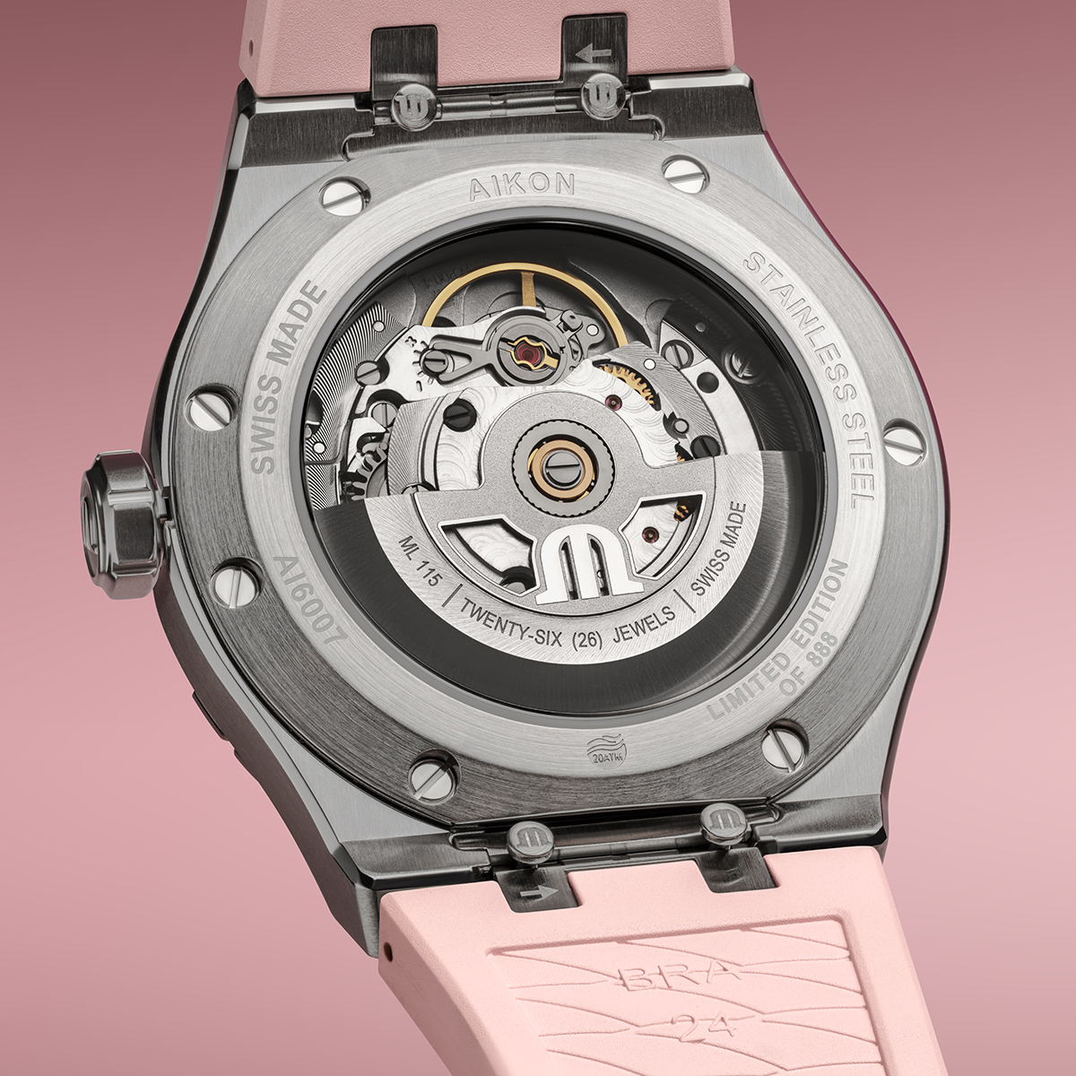 Maurice Lacroix Aikon Automatic Limited Summer Edition 39mm Pink Dial